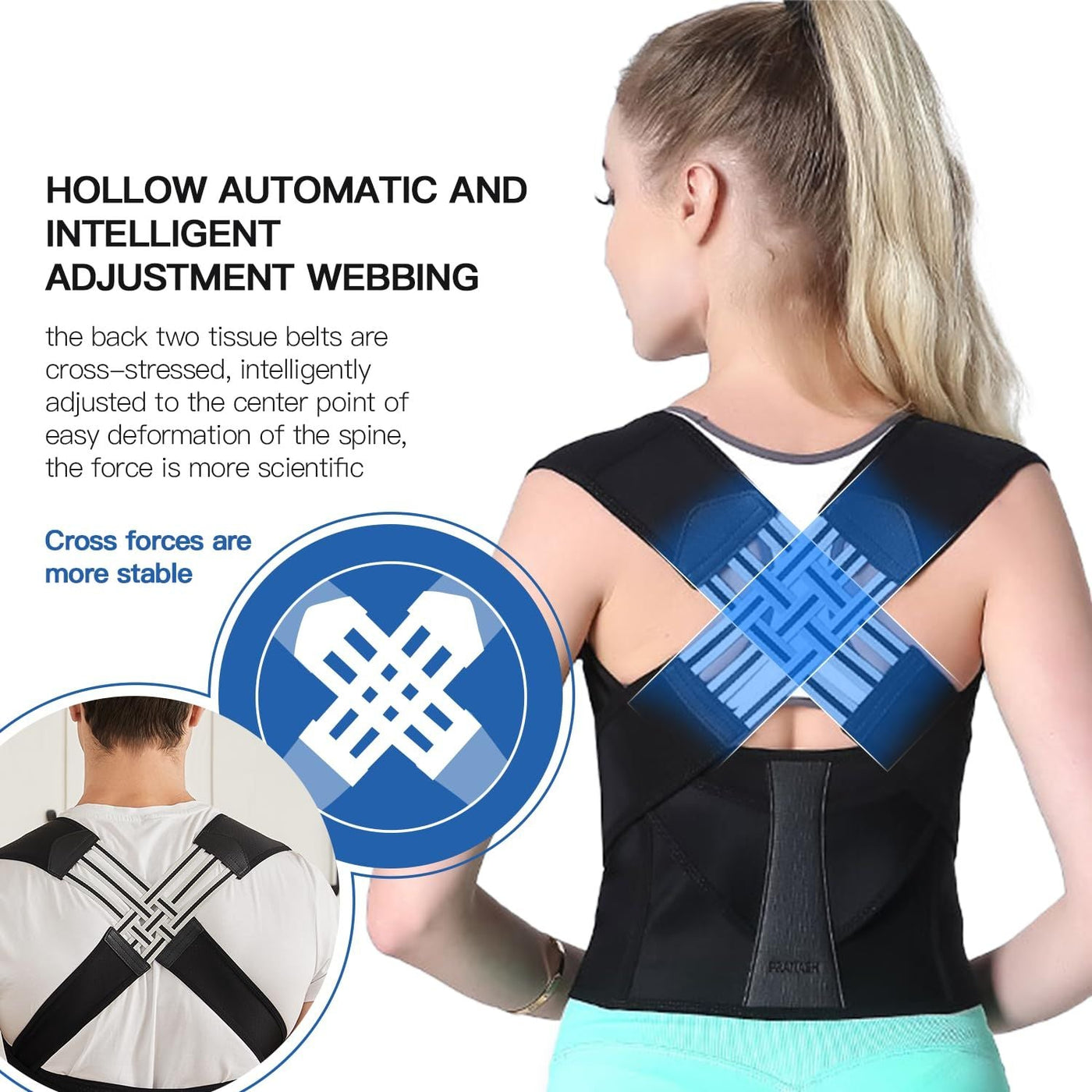 Back & Shoulder Support Brace